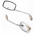 RDR 112 Motorcycle Rear View Side Mirror (Square)